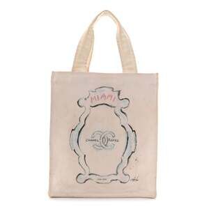 Chanel Canvas Miami Tote White #257823C55B